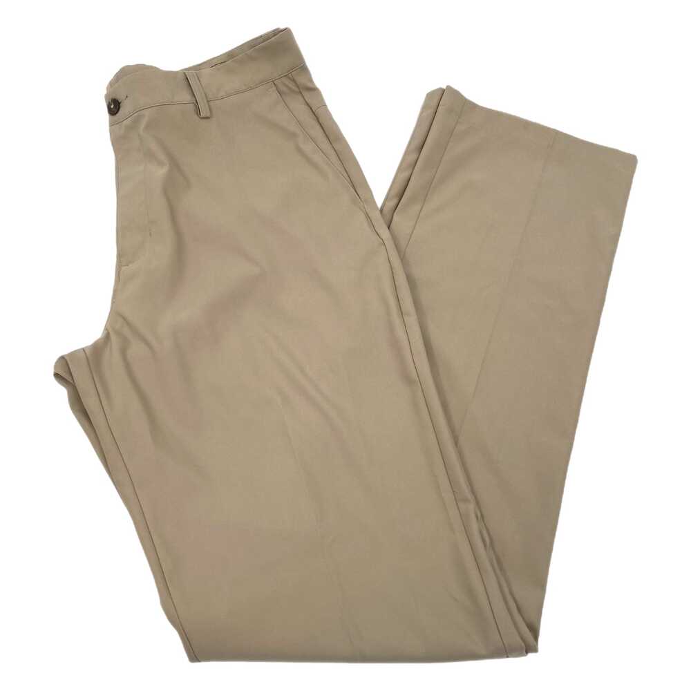 adidas Beige Climalite Straight Leg Pants | Mens 36
